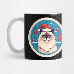 Birman Cat Xmas, Love Cats Mug